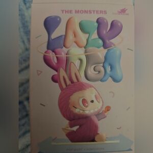 Authentic Pop Mart- The Monsters Lazy Yoga Toy by Pop Mart - Blue